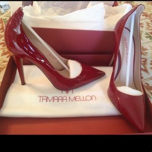 Tamara Mellon - Diva Red Pumps 37.5- never worn ✨